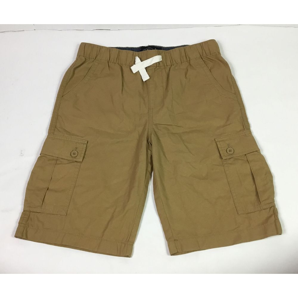 Lucky Brand Junior‎ Cargo Shorts Size L Khaki Tan Hiking Outdoor Waist 32